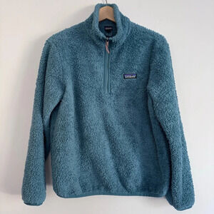 Patagonia Los Gatos Quarter Zip fleece in blue Size: small